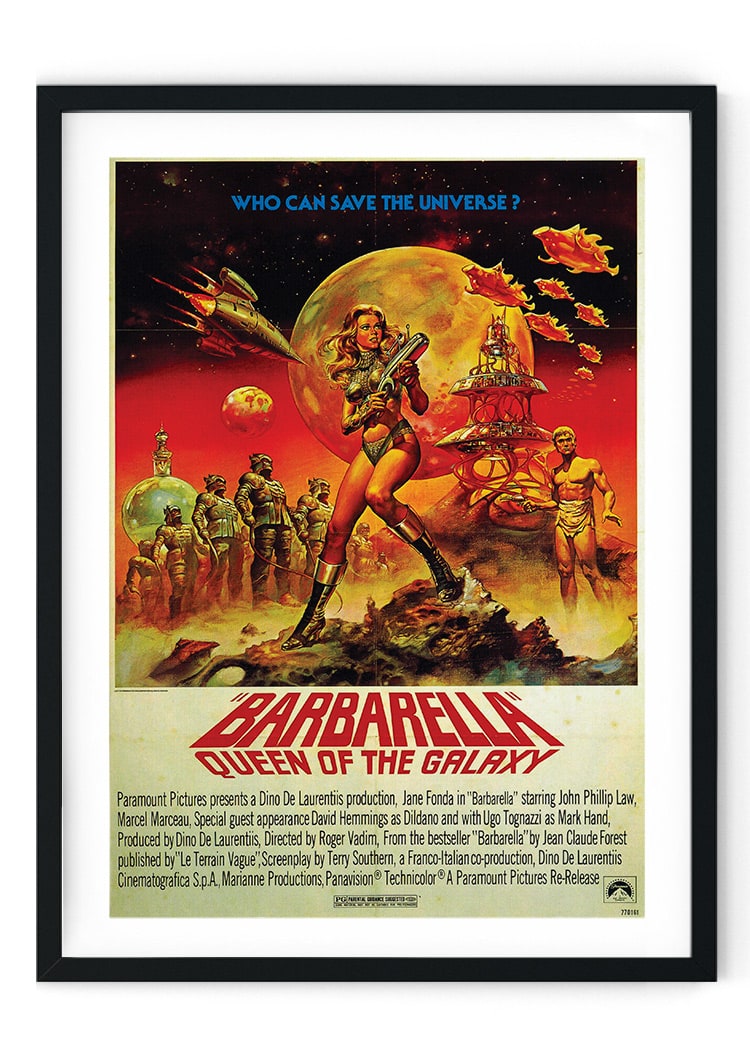 Barbarella Retro Film Poster